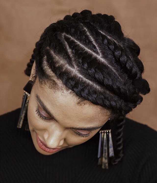 Easy Jumbo Twists As A Protective Style With Added Hair + Rubberband Method