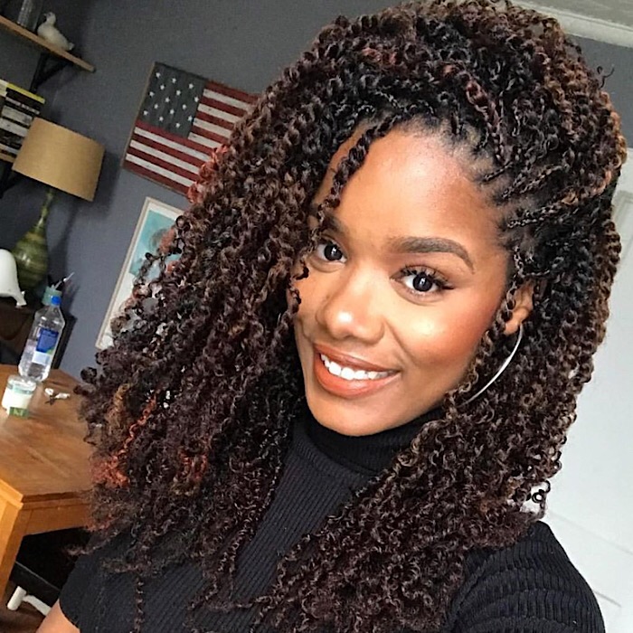Holiday Hairstyles for Curly Hair Gals