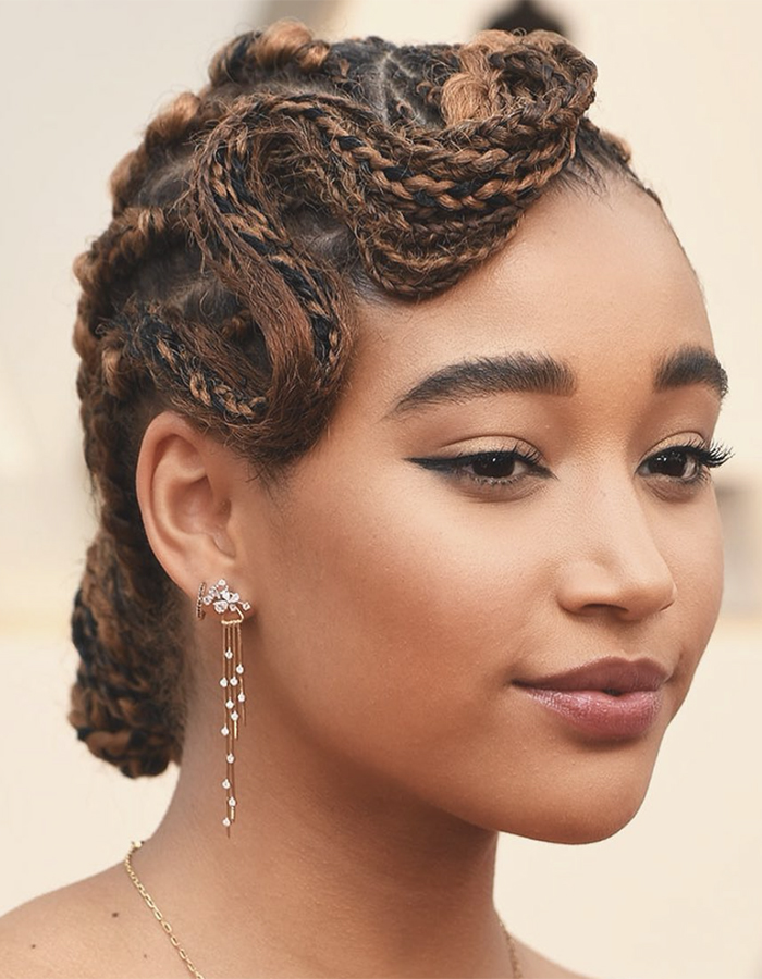 Amandla Stenberg's Oscars Hairstyle Proves That Braids are