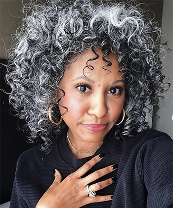 Short Silver Gray Afro Kinky Curly Wigs With Bangs For Synthetic Wigs  Natural Fluffy Curly Hair Wig Cosplay Heat Resistant Fiber - AliExpress