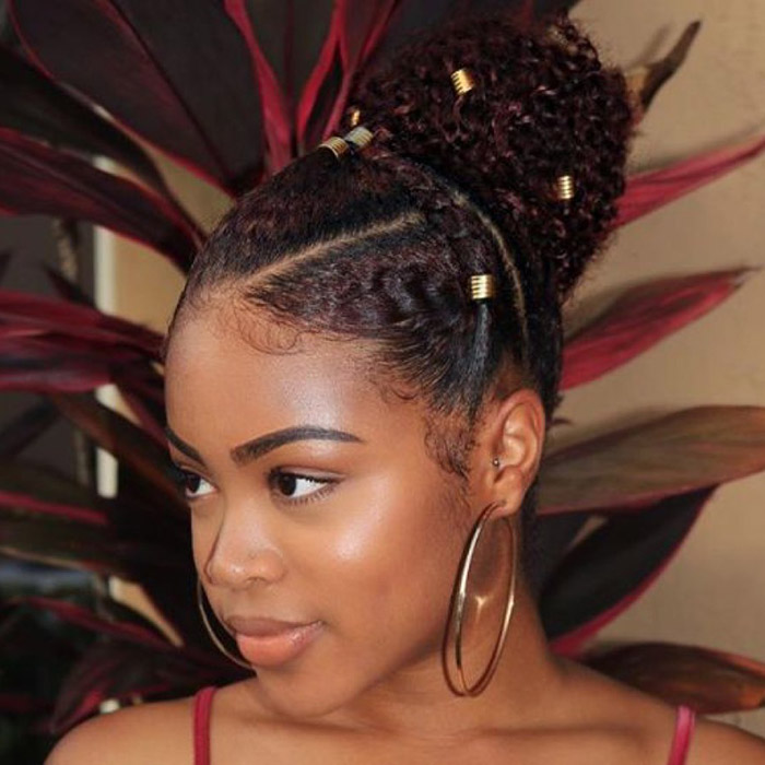 17 Cute and Easy Curly Updos for Curly Hair